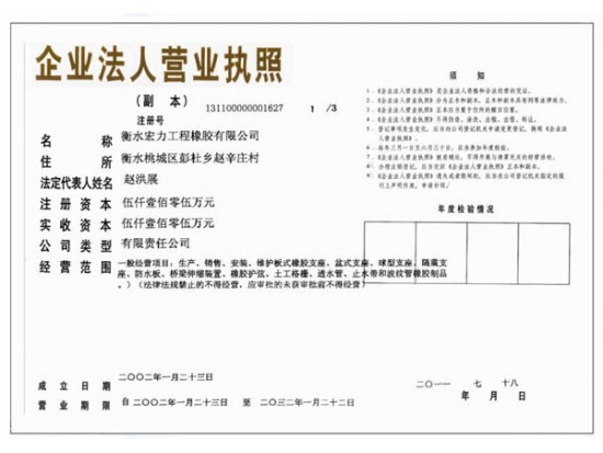 企业法人营业执照